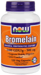 Now Bromelain 500 mg - 60 Veg Capsules