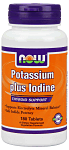 Now Potassium plus Iodine - 180 Tablets