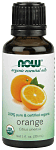 Now Organic Orange Essential Oil 1 oz.