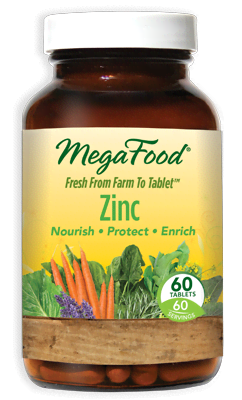 MegaFood Zinc 60 tablets