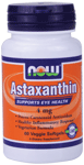 Now Astaxanthin 4 mg - 60 Veggie Softgels