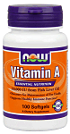 Now Vitamin A 10,000 IU - 100 Softgels