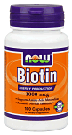 Now Biotin 1000 mcg - 100 Capsules