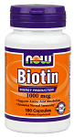Now Biotin 1000 mcg - 100 Capsules